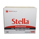 Stella Deluxe 2 Ply 300m Jumbo Toilet Tissue Carton of 8 Rolls