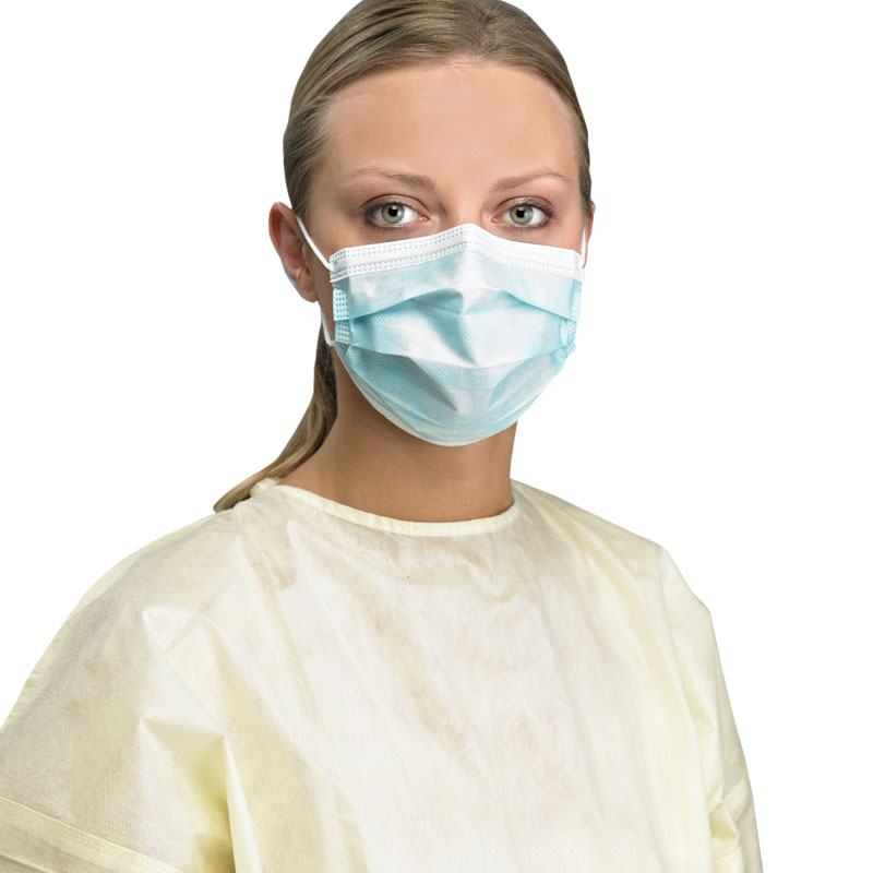 Primed Procedure Earloop Mask 4 Ply Level 2 Box Of 50