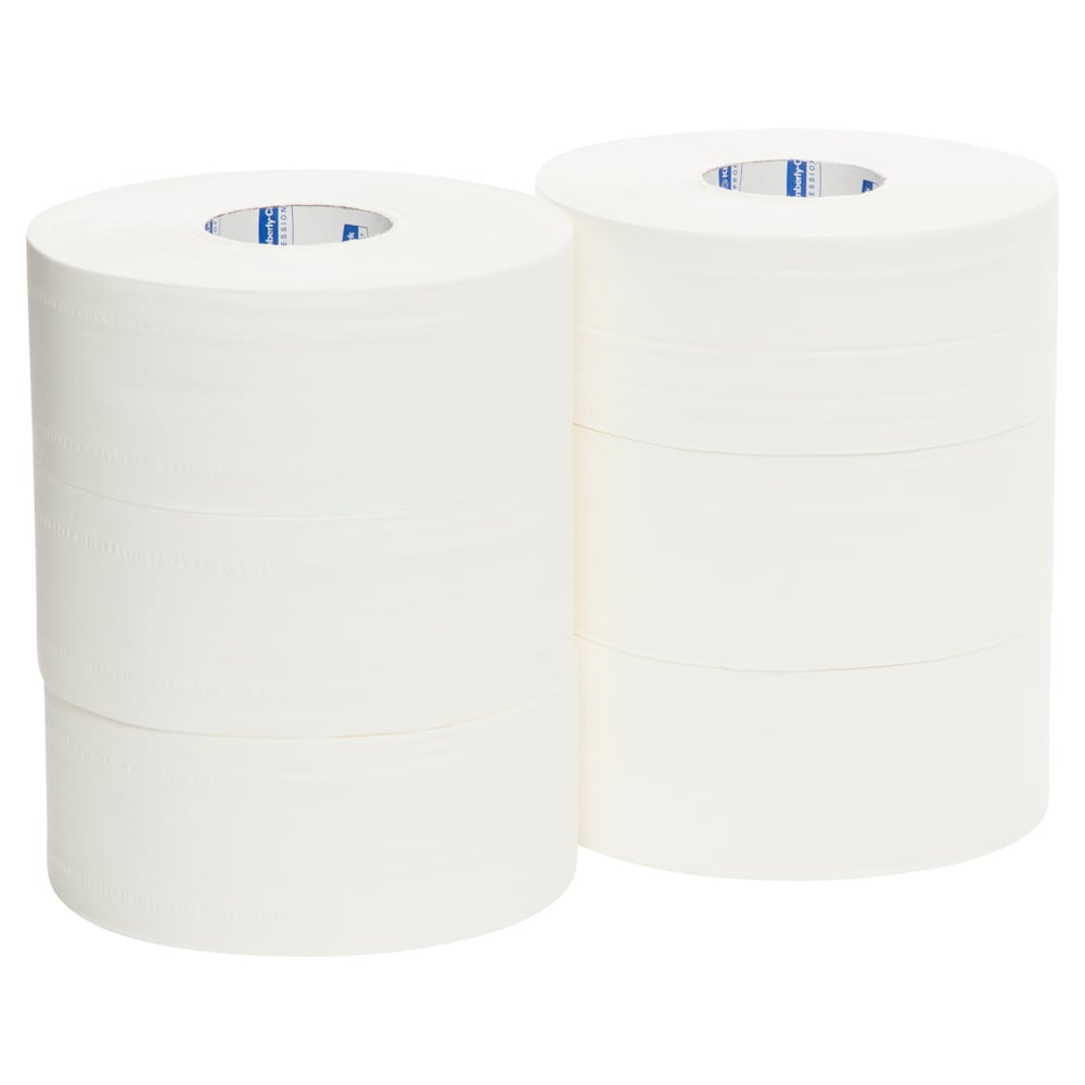 Kleenex Toilet Tissue Jumbo 2 Ply 300m Carton Of 6