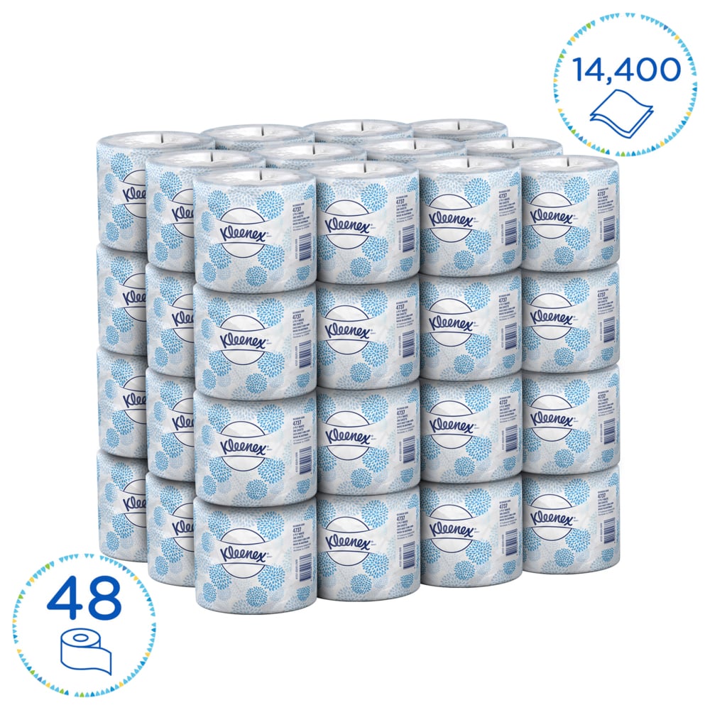 Kleenex Toilet Tissue Executive 2 Ply 300 Sheets Carton Of 48