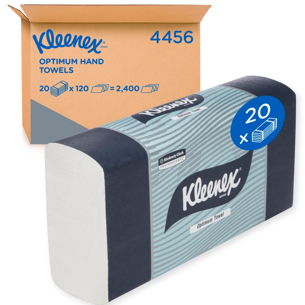 Kleenex Optimum Hand Towels 30.5 X 24cm Carton Of 20