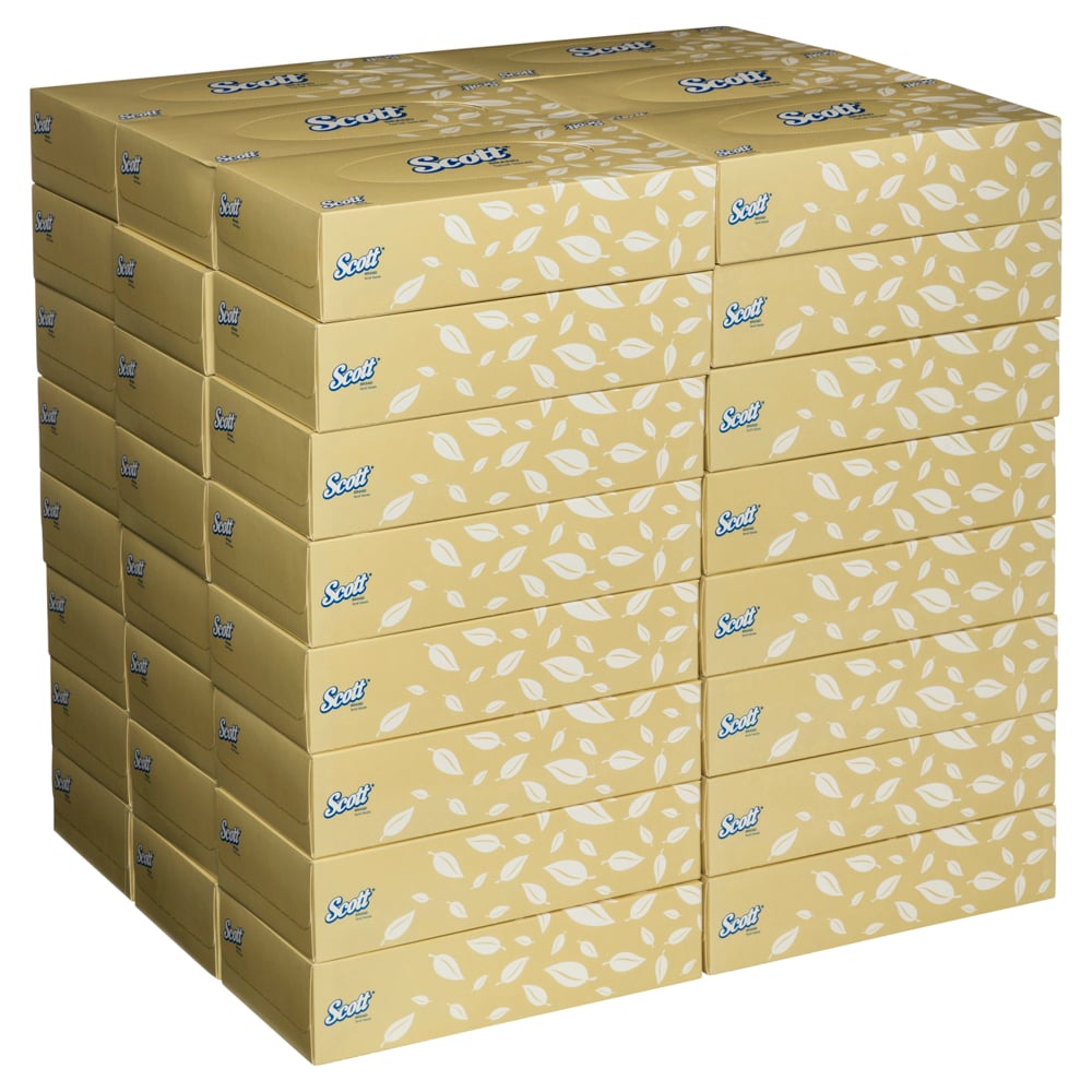 Scott Facial Tissues 2 Ply 100 Sheets KC4725 Carton Of 48