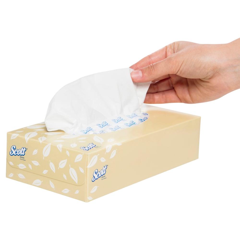 Scott Facial Tissues 2 Ply 100 Sheets KC4725 Carton Of 48