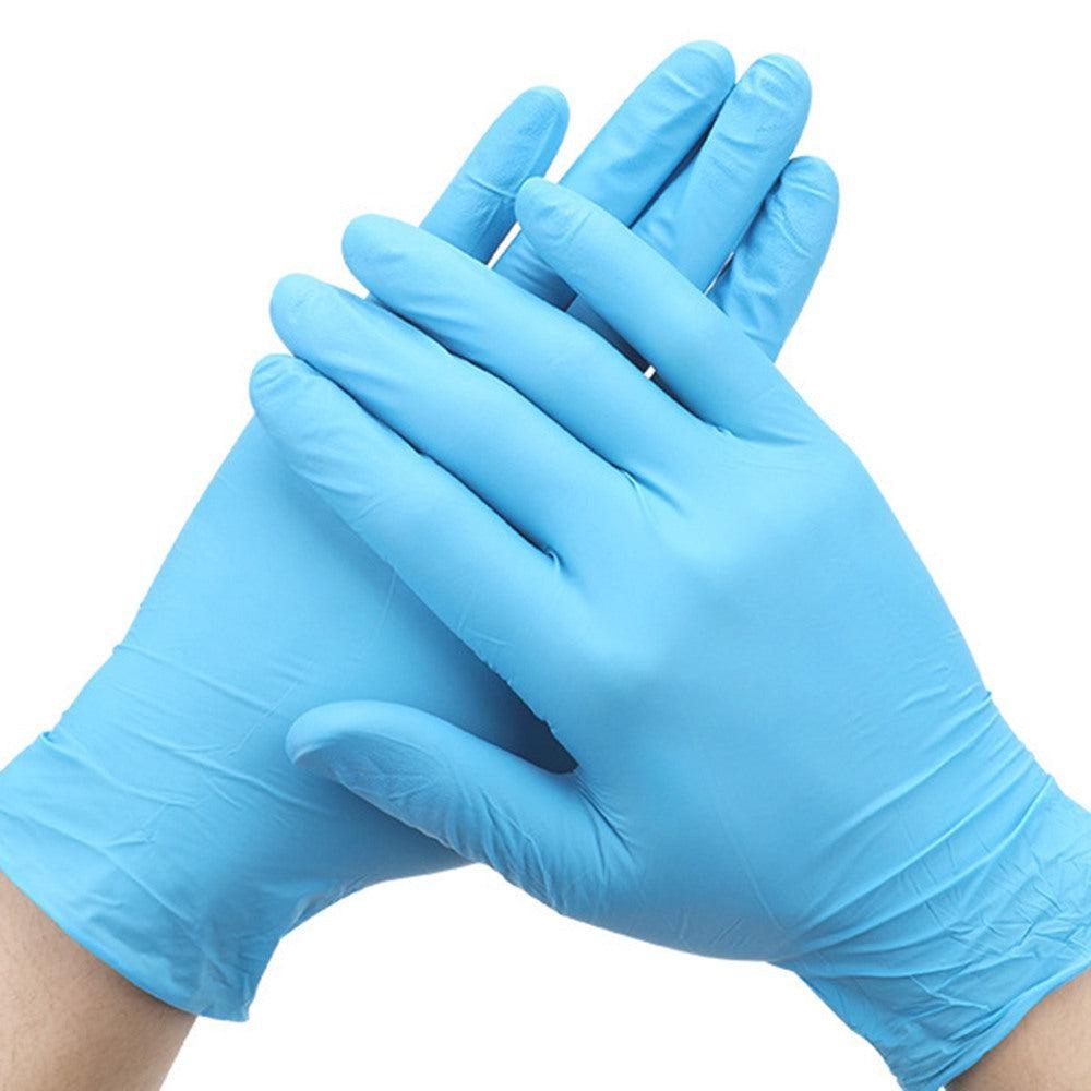Handicare Examination Nitrile Single Use Powder Free Blue Gloves Box Of 100