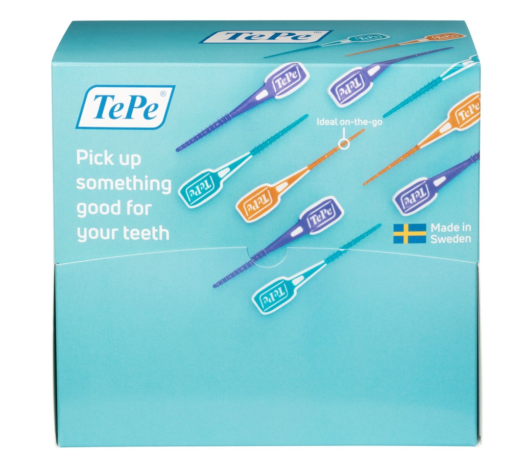 TePe EasyPick Dispenser Box Blue M/L 100 x Pack Of 2