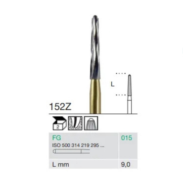 Busch FG Carbide Endo Reamer Bur 152Z 015 Pack Of 2