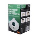 P2 Dust Masks + Valve + Carbon Box Of 12