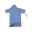 Haines Easy-Wrap No-Gap Gown Dark Blue Paediatric Carton Of 100