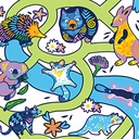 Haines Antimicrobial Medical Curtains 2.5m x 2m Safari