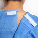 Softmed L1 Isolation Gowns Blue 2X-Large Carton Of 60