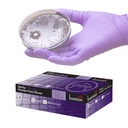 Bastion Nitrile Purple Powder Free Micro Textured Gloves Box Of 100