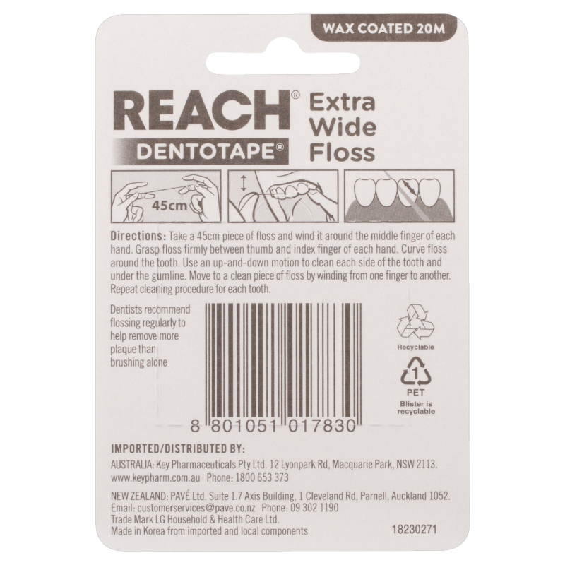 Reach Dentotape 20m Pack Of 6