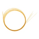 Dynek Surgical Catgut Chromic Cut Natural Absorbable 4/0x76cm On 19mm 3/8 Box Of 36