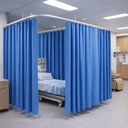 Medical Curtain Track Straight 4000mm Silver