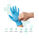 HandiCare Biodegradable Blue Nitrile Examination Gloves Box Of 200