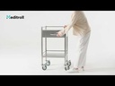 Pacific Medical Stainless Steel Trolley Single 1 Drawer