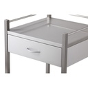 Pacific Medical Stainless Steel Trolley Single 1 Drawer