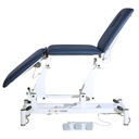 Pacific Medical 3 Section Electric Hi Lo Medical Couch 3 Motors Navy Blue
