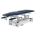 Pacific Medical 5 Section Electric Hi Lo Treatment Couch No Postural Drainage Navy Blue