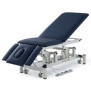 Pacific Medical 5 Section Electric Hi Lo Treatment Couch With Postural Drainage 2 Motors Navy Blue