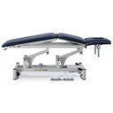 Pacific Medical 5 Section Electric Hi Lo Treatment Couch With Postural Drainage 2 Motors Navy Blue