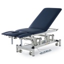Pacific Medical 5 Section Electric Hi Lo Treatment Couch With Postural Drainage 2 Motors Navy Blue