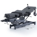 Pacific Medical Stealth Flexion Distraction Chiropractic Table With 4 Drop Sections Black