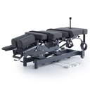 Pacific Medical Stealth Flexion Distraction Chiropractic Table With 4 Drop Sections Black