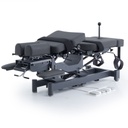 Pacific Medical Stealth Flexion Distraction Chiropractic Table With 4 Drop Sections Black