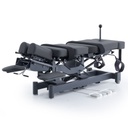 Pacific Medical Stealth Flexion Distraction Chiropractic Table With 4 Drop Sections Black