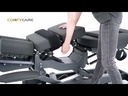 Pacific Medical Stealth Flexion Distraction Chiropractic Table With 4 Drop Sections Black