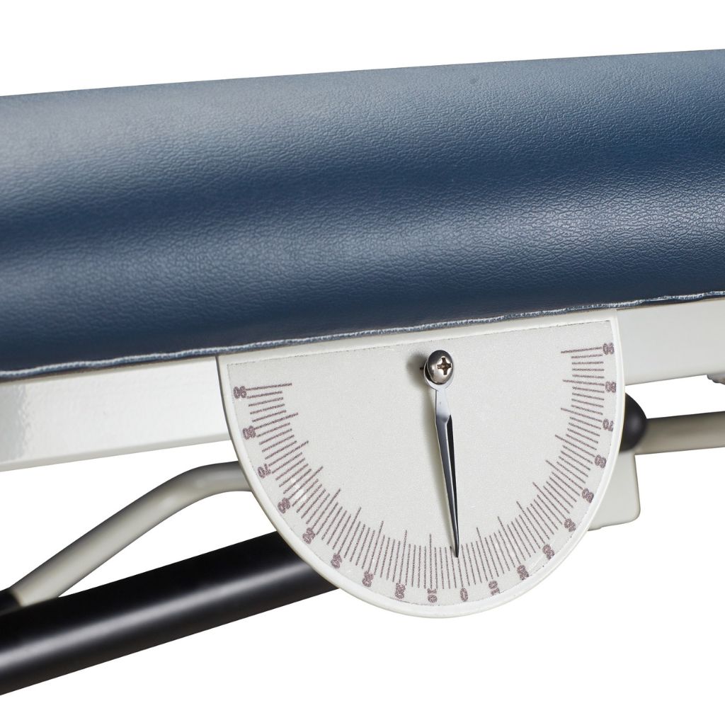 Pacific Medical Electic Hi Lo Tilt Table Navy Blue