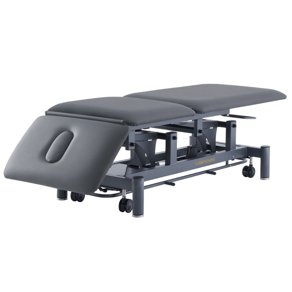 Pacific Medical Stealth 3 Section Electric Hi Lo Physiotherapy Couch Black