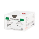Dynek Nylene Blue Synthetic Non Absorbable 5/0x45cm On 16mm 3/8 Box Of 12