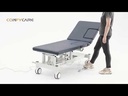 Pacific Medical 2 Section Cardiology Couch Navy Blue