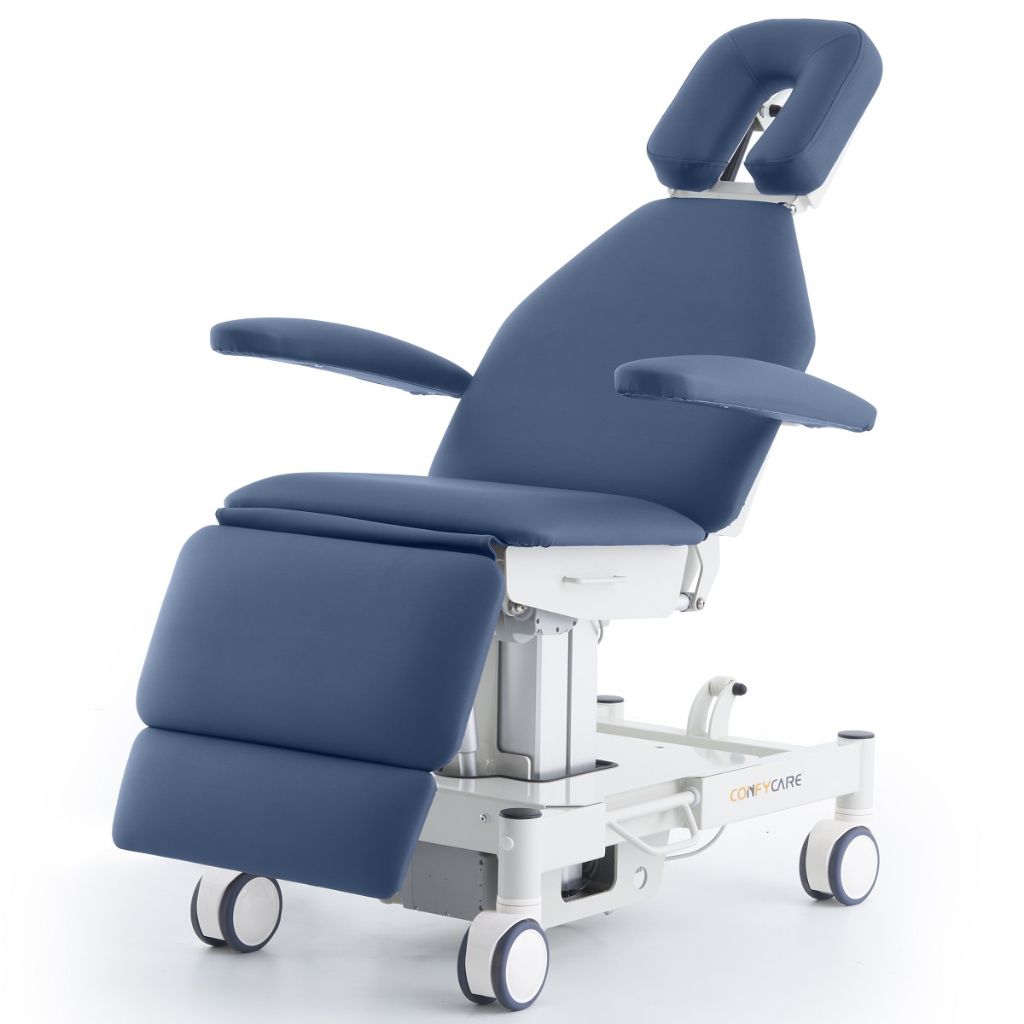 Pacific Medical Procedure Chair Electric Navy Blue