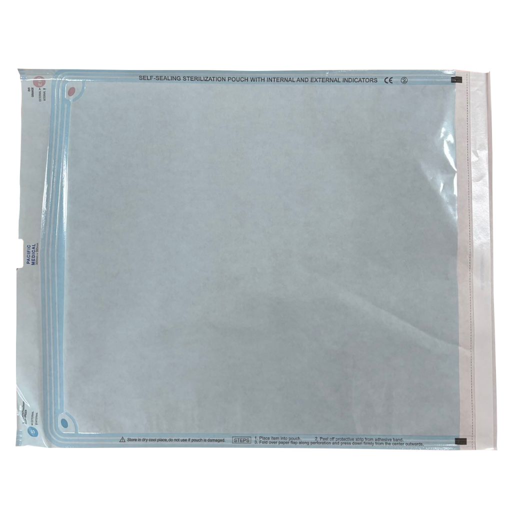 Pacific Medical Self Sealing Autoclave Pouch 300x380mm Box of 200