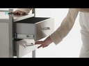 Pacific Medical Stainless Steel Trolley Single 2 Drawer