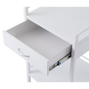 Pacific Medical Powder Coated Steel Trolley Single 1 Drawer