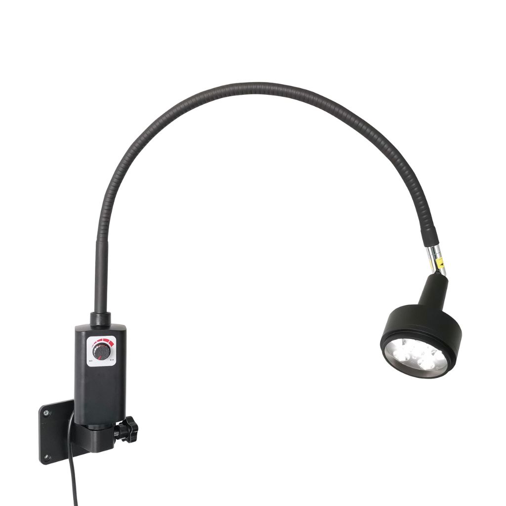 Pacific Medical 6W LED Examination Light Black Including Mobile Base & Wall Mount