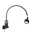 Pacific Medical 6W LED Examination Light Black Including Mobile Base & Wall Mount