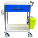 Pacific Medical Treatment Trolley 1 Drawer Blue