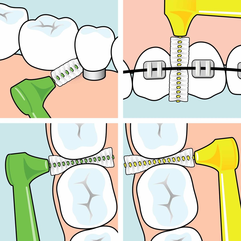 TePe Interdental Brushes Angle Mixed Pack