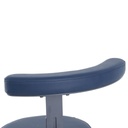 Pacific Medical Round Stool With Armrest Navy Blue