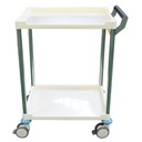 Pacific Medical Instrument Trolley No Shelf White