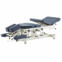 Pacific Medical Fixed Height Chiropractic Table With 4 Drop Sections Navy Blue