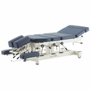 Pacific Medical Fixed Height Chiropractic Table With 4 Drop Sections Navy Blue