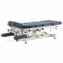 Pacific Medical Fixed Height Chiropractic Table With 4 Drop Sections Navy Blue