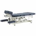 Pacific Medical Fixed Height Chiropractic Table With 4 Drop Sections Navy Blue