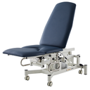 Pacific Medical Gynaecology Treatment Chair Gas Lift Back With Foot Stirrups Navy Blue